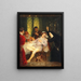 Das Gemälde Die Prima Donna Leocadi Gerlach und der Kammermusiker Christian Hansen in Don Juan - Otto Bache — gerahmtes Bild an der Wand