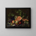 Stillleben mit Melonen und Trauben - Otto Didrik Ottesen — gerahmtes Bild an der Wand