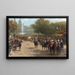 Der Platz Frederiksplein in Amsterdam bei der Ankunft von Königin Wilhelmina am 5. September 1898 - Otto Eerelman — gerahmtes Bild an der Wand