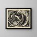 Die Zeichen - Otto Freundlich — gerahmtes Bild an der Wand