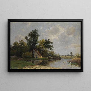 Otto Gampert - The house at the lake.webp