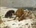 Ein Hund mit einem toten Hirsch - Otto Gebler — Ansicht des Kunstwerks