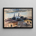 Dampfschiff auf der Donau - Otto Geigenberger — gerahmtes Bild an der Wand