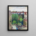 Hinterhof - Otto Geigenberger — gerahmtes Bild an der Wand