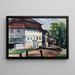 Häuser in Franken - Otto Geigenberger — gerahmtes Bild an der Wand
