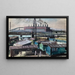 Industrielle Installation Gemälde - Otto Geigenberger — gerahmtes Bild an der Wand