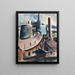 Industriebauten - Otto Geigenberger — gerahmtes Bild an der Wand