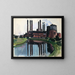 Kamine - Otto Geigenberger — gerahmtes Bild an der Wand