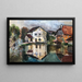 Moulin en Autriche - Otto Geigenberger — gerahmtes Bild an der Wand