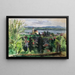 Starnberg vu d'en haut - Otto Geigenberger — gerahmtes Bild an der Wand