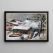 Winterlandschaft - Otto Geigenberger — gerahmtes Bild an der Wand