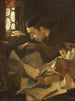 Großes Gemälde Pargament - Otto Goldmann — Ansicht des Kunstwerks