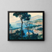 Eine Aussicht auf die Küste von Sorrento - Otto Hamel — gerahmtes Bild an der Wand