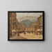 Ansicht von Innsbruck auf der Marie-Thérèse-Straße - Otto Hamel — gerahmtes Bild an der Wand