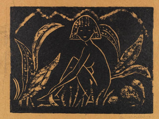Mädchen zwischen Blättern - Otto Mueller — Ansicht des Kunstwerks