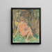 Nackt sitzend - Otto Mueller — gerahmtes Bild an der Wand