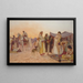 Sklavenmarkt - Otto Pilny — gerahmtes Bild an der Wand