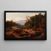 Campement indien - Otto Reinhold Jacobi — gerahmtes Bild an der Wand