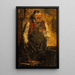 Wirt mit Rohr - Otto Seitz — gerahmtes Bild an der Wand