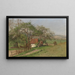 Frühlingslandschaft - Otto Strützel — gerahmtes Bild an der Wand