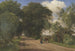 Eine Landstraße in der Nähe des Vognserup-Hofs, Zeeland, der Maler JTh Lundbye beim Zeichnen am Straßenrand - P. C. Skovgaard — Ansicht des Kunstwerks