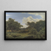 Chênes im Nordskoven bei Jægerspris, Zeeland - P. C. Skovgaard — gerahmtes Bild an der Wand