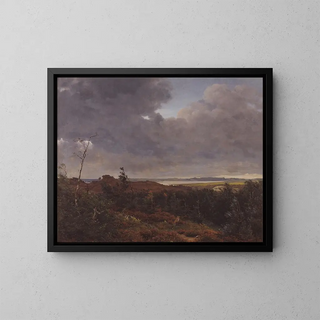 P C Skovgaard - View of Frederiksvrk from Tisvilde Wood North Zealand.webp