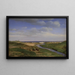 Ansicht der Nordküste von Zeeland in Dronningmølle - P. C. Skovgaard — gerahmtes Bild an der Wand