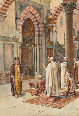 P Pavesi - Moslems at Prayer.webp