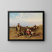 Repos dans le champ - Pál Böhm — gerahmtes Bild an der Wand