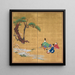 Palais Nagisa der Erzählungen von Ise - Shibata Zeshin — gerahmtes Bild an der Wand