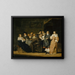Gesellschaft am Tisch - Palamedes Palamedesz — gerahmtes Bild an der Wand