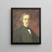 Johann Wilhelm Kaiser 1813-1900 Graphiker Direktor der Druckerschule und des Rijksmuseums - Pantaleon Szyndler — gerahmtes Bild an der Wand