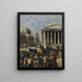 Mansion House et Royal Exchange de Londres - Paolo Sala — gerahmtes Bild an der Wand