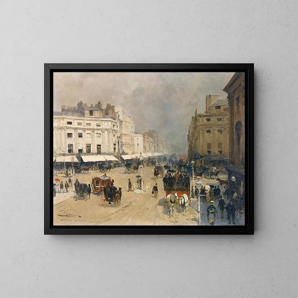 Rue d'Oxford - Paolo Sala — gerahmtes Bild an der Wand
