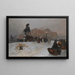 Der Anichkov-Brücke auf der Perspektive Nevskij bei Dämmerung - Paolo Sala — gerahmtes Bild an der Wand