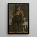 Junge mit einem Windhund - Paolo Véronèse — gerahmtes Bild an der Wand