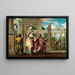 L'Empereur Auguste et la Sibylle - Paolo Véronèse — gerahmtes Bild an der Wand