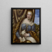 Portrait einer Dame in der Heiligen Agnes - Paolo Véronèse — gerahmtes Bild an der Wand