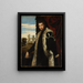 Portrait eines Mannes - Paolo Véronèse — gerahmtes Bild an der Wand