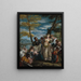 Die Entdeckung Moses - Paolo Véronèse — gerahmtes Bild an der Wand