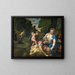Venus weinend Adonis - Paolo Véronèse — gerahmtes Bild an der Wand