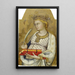 Sainte Catherine d'Alexandrie - Paolo di Giovanni Fei — gerahmtes Bild an der Wand