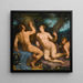 Paris und Oenone - Cornelis Cornelisz van Haarlem — gerahmtes Bild an der Wand