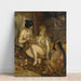 Reproduktion des Gemäldes Parisische Damen in algerischer Tracht oder im Harem - Pierre-Auguste Renoir