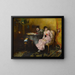 Junge Frau in Rosa mit ihrem Kind - Pascal-Adolphe-Jean Dagnan-Bouveret — gerahmtes Bild an der Wand