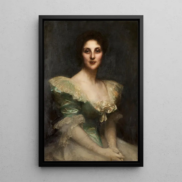 Portrait von Fanny Thérèse Reinach - Pascal-Adolphe-Jean Dagnan-Bouveret — gerahmtes Bild an der Wand