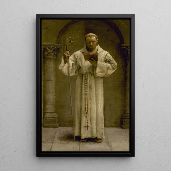 Saint Herbland - Pascal-Adolphe-Jean Dagnan-Bouveret — gerahmtes Bild an der Wand