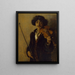 Der Musiker - Pascal-Adolphe-Jean Dagnan-Bouveret — gerahmtes Bild an der Wand
