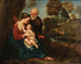 Das Ruhen der Heiligen Familie - Pasquale Rossi — Ansicht des Kunstwerks
